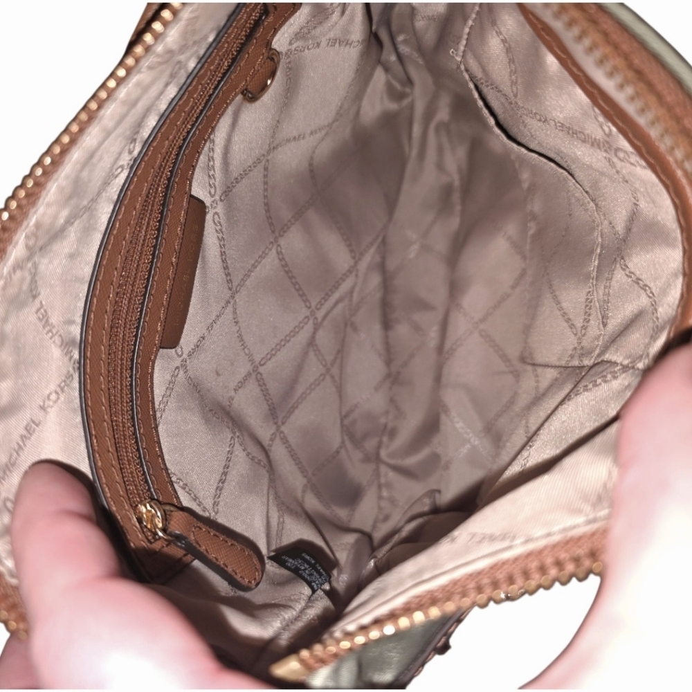 Michael Kors Olive Green Nylon crossbody- Current Collection - Picture 12 of 15